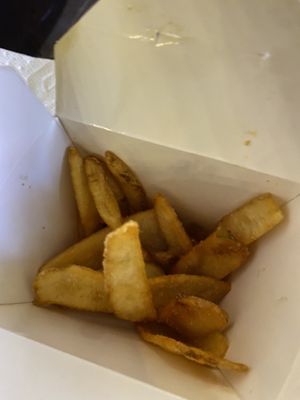 Flat fries 🍟  at Vegan Plate in Roseville