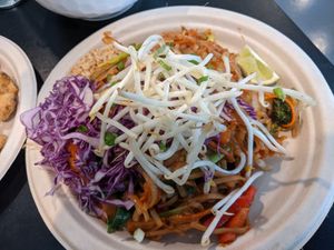 Veggie Pad Thai at Vegan Plate in Roseville