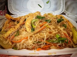 Pancit   at Vegan Plate in Roseville