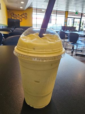 Avocado smoothie at Vegan Plate in Roseville