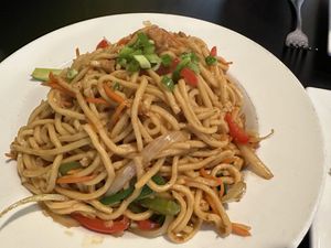 Vegetable Chow Mein  at Vegan Plate in Roseville