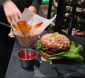 BB Burger with fries
Plenty of freshness and delicious flavors. at Vegan Plate in Roseville