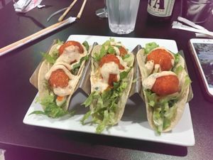 Yummy vegan tacos! at Vegan Plate in Roseville