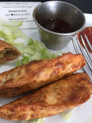 Crispy Veggie Dumpling! To die for! 💚 at Vegan Plate in Roseville