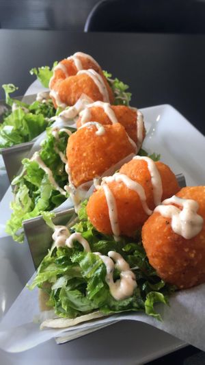 Cauliflower tacos at Vegan Plate in Roseville