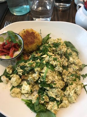 Tofu scramble  at Mareesa's in Belgrave