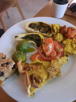 Selection from the buffet at DaTerra - Rua da Rosa in Lisbon