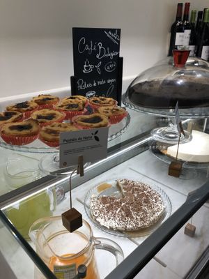 The cakes. at DaTerra - Rua da Rosa in Lisbon