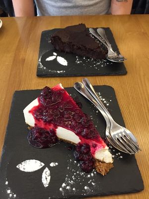 Cakes for breakfast . at DaTerra - Rua da Rosa in Lisbon