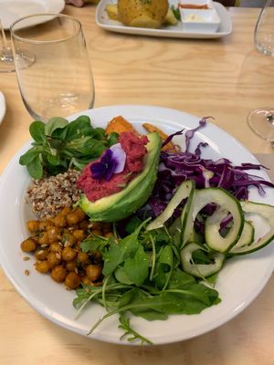 Buddha bowl  at La Sociedad Herbivora in Malaga