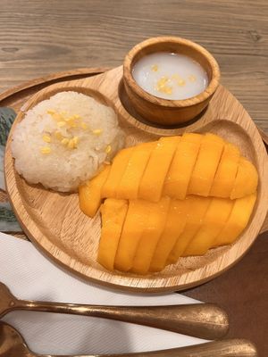 Sticky mango rice   at Fruit Fusion in Phuket