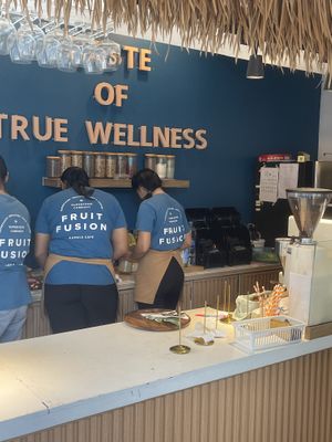 The team  at Fruit Fusion in Phuket