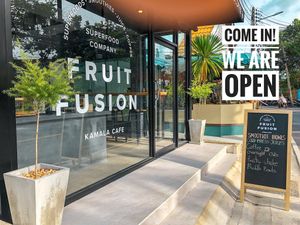 Fruit Fusion Kamala Cafe Exterior at Fruit Fusion in Phuket