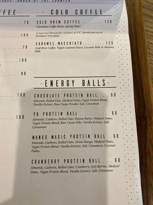 Cold coffee at Fruit Fusion in Phuket