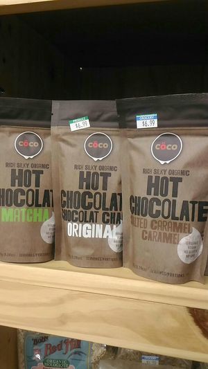 Hot chocolate at MacArthur's Nurseries in Moncton