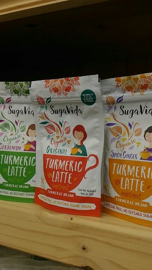 Tumeric latte mix at MacArthur's Nurseries in Moncton