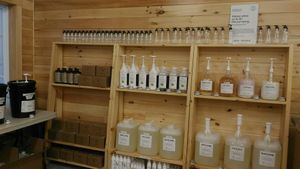 Eco-friendly cruelty free refillable products at MacArthur's Nurseries in Moncton