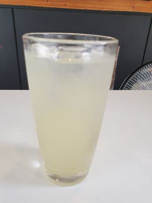 lemon juice at Maru JaYeonSik Kimbap in Seoul