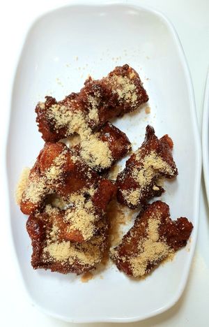 Spicy Soy Chicken at Maru JaYeonSik Kimbap in Seoul