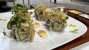 California roll at Maru JaYeonSik Kimbap in Seoul