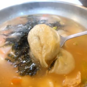 dumpling at Maru JaYeonSik Kimbap in Seoul