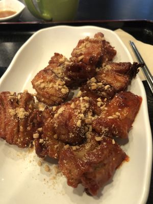 Fried soy chicken   at Maru JaYeonSik Kimbap in Seoul