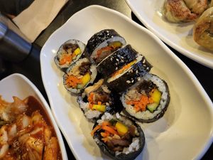 kimbap at Maru JaYeonSik Kimbap in Seoul
