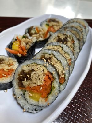 gimbap  at Maru JaYeonSik Kimbap in Seoul