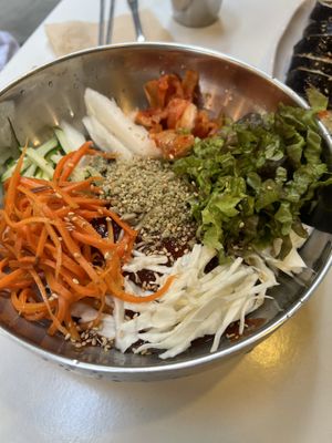   at Maru JaYeonSik Kimbap in Seoul