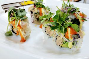 California Roll -California Roll - close-up at Maru JaYeonSik Kimbap in Seoul