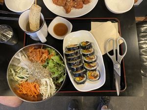   at Maru JaYeonSik Kimbap in Seoul