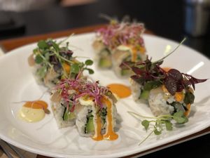 California rolls. Da best  at Maru JaYeonSik Kimbap in Seoul