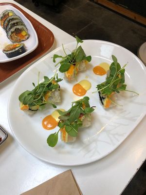 Super tasty California roll :) at Maru JaYeonSik Kimbap in Seoul