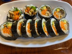   at Maru JaYeonSik Kimbap in Seoul