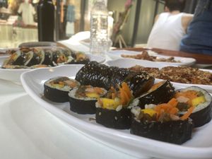   at Maru JaYeonSik Kimbap in Seoul