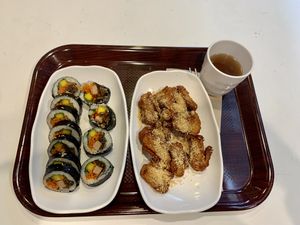   at Maru JaYeonSik Kimbap in Seoul