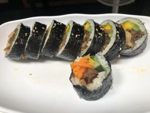   at Maru JaYeonSik Kimbap in Seoul