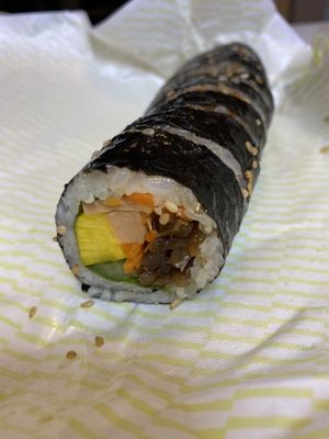 Plant ham gimbap   at Maru JaYeonSik Kimbap in Seoul