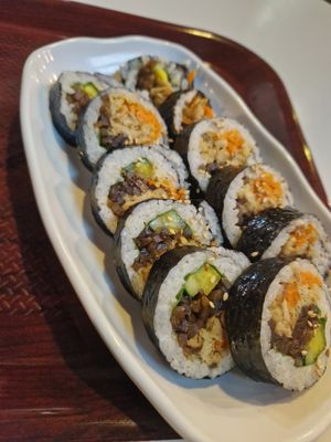 delicious:) at Maru JaYeonSik Kimbap in Seoul