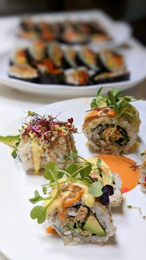 California Roll & Kimbap at Maru JaYeonSik Kimbap in Seoul