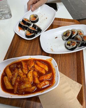  at Maru JaYeonSik Kimbap in Seoul