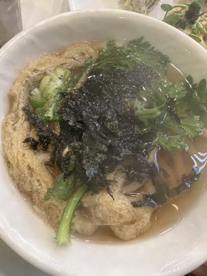 Udon  at Maru JaYeonSik Kimbap in Seoul