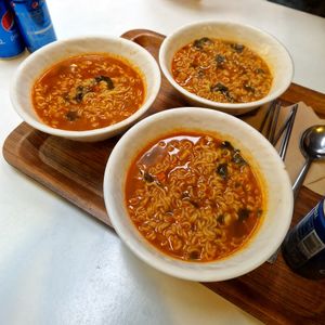 Ramen😋 at Maru JaYeonSik Kimbap in Seoul