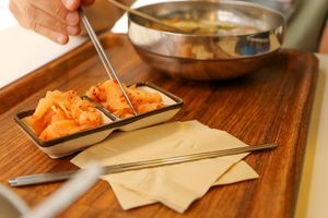 kimchi at Maru JaYeonSik Kimbap in Seoul