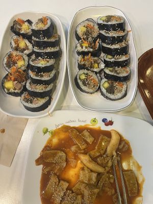   at Maru JaYeonSik Kimbap in Seoul
