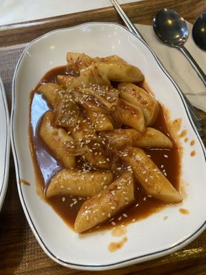 Spicy!   at Maru JaYeonSik Kimbap in Seoul