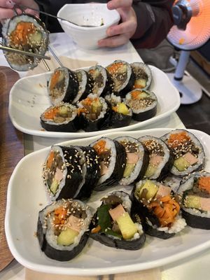   at Maru JaYeonSik Kimbap in Seoul