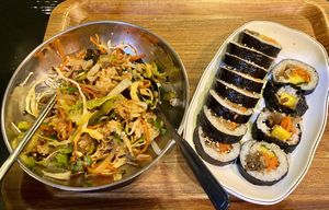   at Maru JaYeonSik Kimbap in Seoul