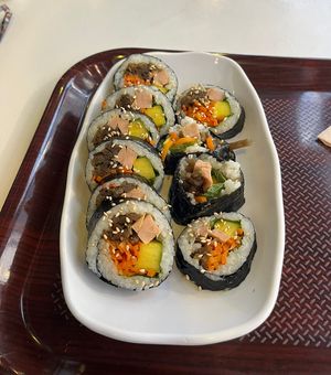   at Maru JaYeonSik Kimbap in Seoul
