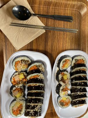   at Maru JaYeonSik Kimbap in Seoul